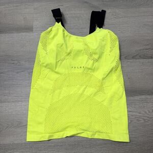 Falke Womens Gym Sports Ergonomic Running Top Tank Size Large Neon Yellow